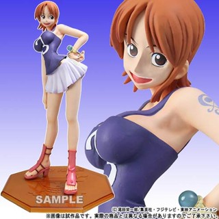 Nami ของแท้ JP แมวทอง - POP NEO Megahouse [โมเดลวันพีช]