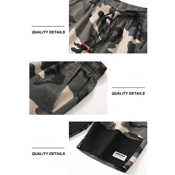 (L-4XL) มีหลายสีกางเกงขาสั้นแฟชั่นผู้ชาย ราคา ถูกที่สุด ดีลบีเคเค แกลเลอรีภาพที่ 5