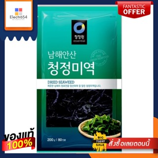 ชองจองวอนสาหร่ายวากาเมะอบแห้ง 200กรัมCHUNG JUNG ONE WAKAME DRIED SEAWEED 200G