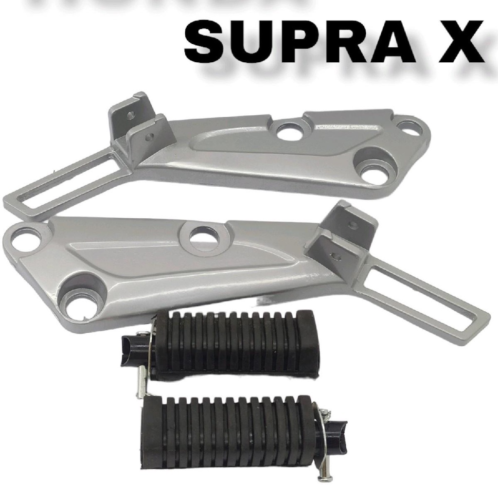 SUPRA SUPRA X REAR STEP MOUNT + HONDA SUPRA X REAR STEP RUBBER