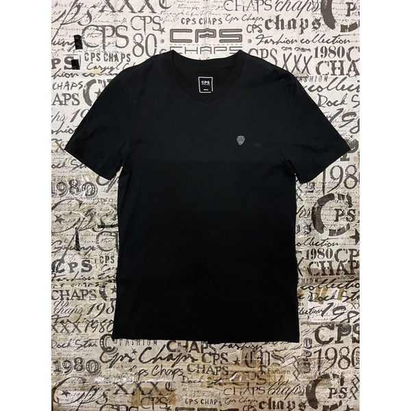 CPS CHAPS Symbolic Tee Size S เสื้อยืด ผู้ชาย สีพื้น Basic สีดำ Black สินค้าแบรนด์แท้ พี่ตูน Bodyslam ซีพีเอส แชปส์