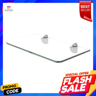 Shelf ชั้นวางกระจกพร้อมขารับชั้น Mini KASSA HOME รุ่น MG420C ขนาด 41 x 21 x 3 ซม. สีใสGlass Shelf with Legs Mini KASSA H