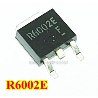 (1ตัว) R6002END , R6002E , MOSFET N-CH 600V 1.7A TO-252 ใช้แทนเบอร์ FQD2N60C ได้ (รหัสสินค้า M01573)