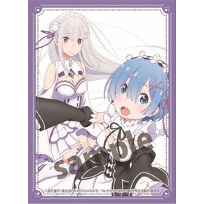 Kadokawa Sleeve Vol.21 Re-ZERO -Starting Life in Another World- Emilia &amp; Rem B (KS-65)