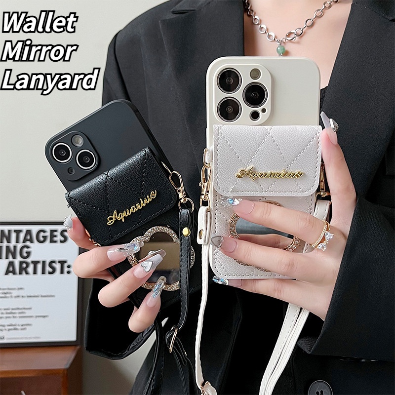 Iphone 16 15 14 13 14 12 11 Pro Max Mini XS XR X 6 8 7 14 Plus SE 2020 เคสโทรศัพท์พร้อมเคสโทรศัพท์เชือกเส้นเล็ก - รูปที่ 2