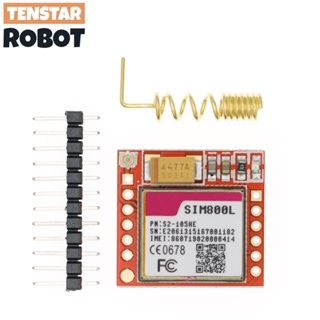 โมดูลไมโครซิมการ์ด ไร้สาย ขนาดเล็ก SIM800L GPRS GSM Quad-band TTL Serial Port พร้อมเสาอากาศ