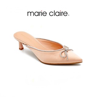 Bata บาจา ยี่ห้อ Marie Claire รองเท้าส้นสูงแบบสวม รองเท้าส้นเข็ม รองเท้าแฟชั่น  สำหรับผู้หญิง รุ่น Lolina สีชมพู 6705299