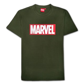 Marvel Genuine Men Avengers Block Short Sleeve Men T Shirt Lelaki Baju Lelaki Tshirt Cotton - Green VIM20646_02