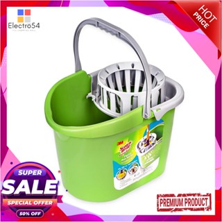 TWIST ถังบิดม็อบ SCOTCH-BRITE 15" สีเขียวTWIST MOP BUCKET SCOTCH-BRITE 15" GREEN