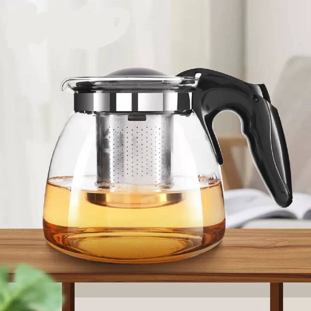 กาน้ำชา 900/500ml/1000ml./1100ml. กากรองชา กาน้ำชาพร้อมไส้กรอง กาน้ำทรงกลม กาน้ำสแตนเลส กาน้ำชงชาสแตนเลส #X-0006 - รูปที่ 7