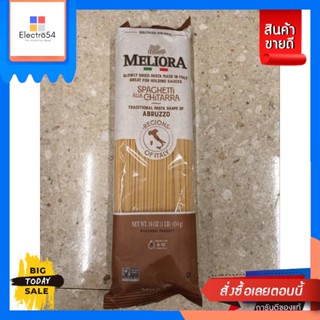 วัตถุดิบ Meliora Spaghetti Alla Chitarra Pasta เส้นพาสต้า454 กรัมMeliora Spaghetti Alla Chitarra Pasta Pasta