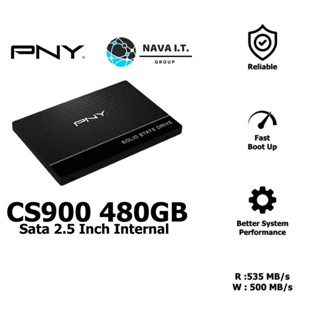 COINSคืน15%⚡FB9JMZV6⚡ PNY CS900 480GB SATA 2.5 INCH INTERNAL WARRANTY 3 YEAR