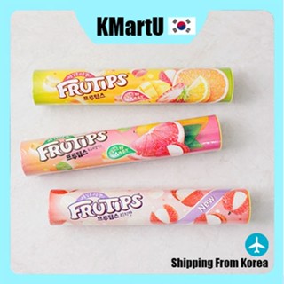 [FRUTIPS] เยลลี่ผลไม้ กัมมี่ สตรอเบอร์รี่ มะม่วง ลิ้นจี่ ส้ม มะนาว สตรอเบอร์รี่ ผสมเขตร้อน 140 กรัม