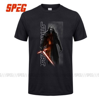 Speg Star Wars Episode Vii 7 T-Shirt Men The Force Awakens Kylo Ren Shadows T Shirt Cotton Tee Shirt_04