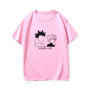 Janpanese Anime Hunter X Hunter TShirt Womens T-shirt Summer Graphic Tees Unisex Killua Zoldyck Gon Printed T-shir_02