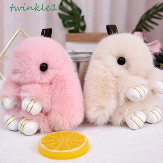 Twinkle1 จี้ตุ๊กตากระต่ายน่ารัก แฮนด์เมด 14 ซม. สําหรับแขวนตกแต่งกระเป๋า