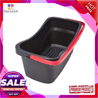 SQUARE ถังซักม็อบเหลี่ยม VILEDA 11 ลิตร สีดำ/แดงSQUARE MOP BUCKET VILEDA 11L BLACK/RED