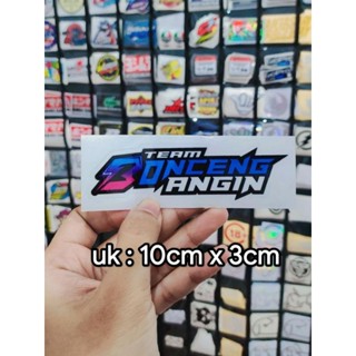 สติกเกอร์ พิมพ์ลาย TEAM BONCENG ANGIN