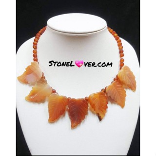 #Agate #หินอาเกตสีส้ม#สร้อยคออาเกต #หินโมรา