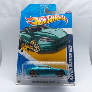 รถเหล็ก Hotwheels ASTON MARTIN DBS FASTER THAN EVER 12 (ib34)