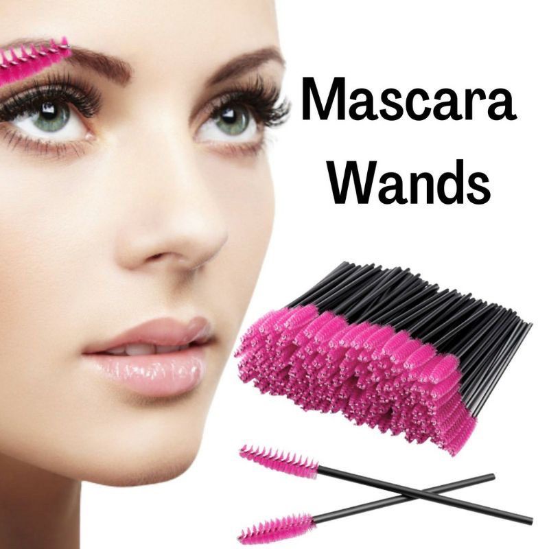 MATA แปรงมาสคาร่าหวี Spoolie แปรงมาสคาร่า Wand แปรงต่อขนตา Eyebrow Make Up