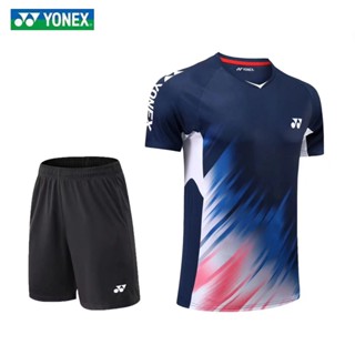 Yonex ใหม่ เสื้อกีฬาแขนสั้น ระบายอากาศ แห้งเร็ว สําหรับผู้ชายและผู้หญิง เหมาะกับการวิ่ง เล่นแบดมินตัน ปิงปอง 315