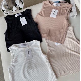 {เหลือ 150.- Code : WUMBSC}🍰Carol Crop เสื้อครอปแขนกุด