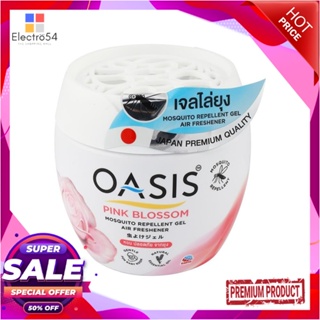 AIR เจลปรับอากาศไล่ยุง OASIS 180g BLOSSOMAIR FRESHENER GEL MOSQUITO REPELLENT OASIS 180g BLOSSOM