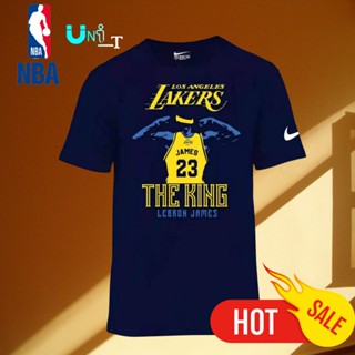 NBA Lakers T-Shirt Unisex Sports Tshirt For Men Cotton Mens Tshirt Round Neck Shirt_11