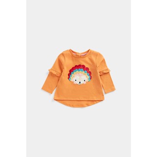 Mothercare Hedgehog Long-Sleeved T-Shirt CD034 เสื้อยืดแขนยาวเด็กผู้หญิง