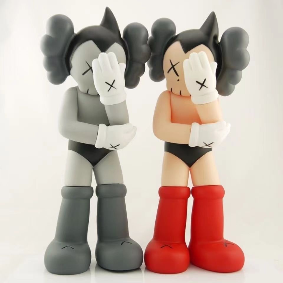 KAWS Sesame Street XX Eye Peter Pan Astro Boy Street Wear อินเทรนด์เล่นขนาดใหญ่ Lucky เครื่องประดับตกแต่ง