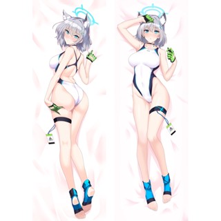 ปลอกหมอน ลายอนิเมะ Dakimakura 3D ขนาด 50x150 ซม. สีฟ้า สไตล์ญี่ปุ่น