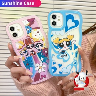 เคสโทรศัพท์มือถือ ลายพาวเวอร์พัฟฟ์เกิร์ล สําหรับ OPPO A57 A76 A96 A16 A16s A16k A15 A15s A54 A74 A55 A95 A94 A93 A53 A33 A32 A5 A9 2020 A3s A5s Reno 7Z 7 6Pro 5 F11 F9Pro