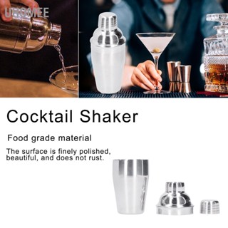 UHomee 350ml ค๊อกเทลเชคเกอร์สแตนเลสเครื่องดื่มไวน์ผสมแก้ว Barware Bartender เครื่องมือ