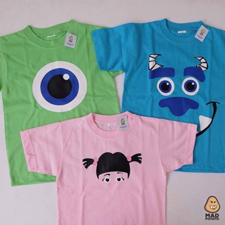 MAD POTATO Monsters Inc Boo Mike and Sully Kids Shirt Unisex Boy Girls T-shirt