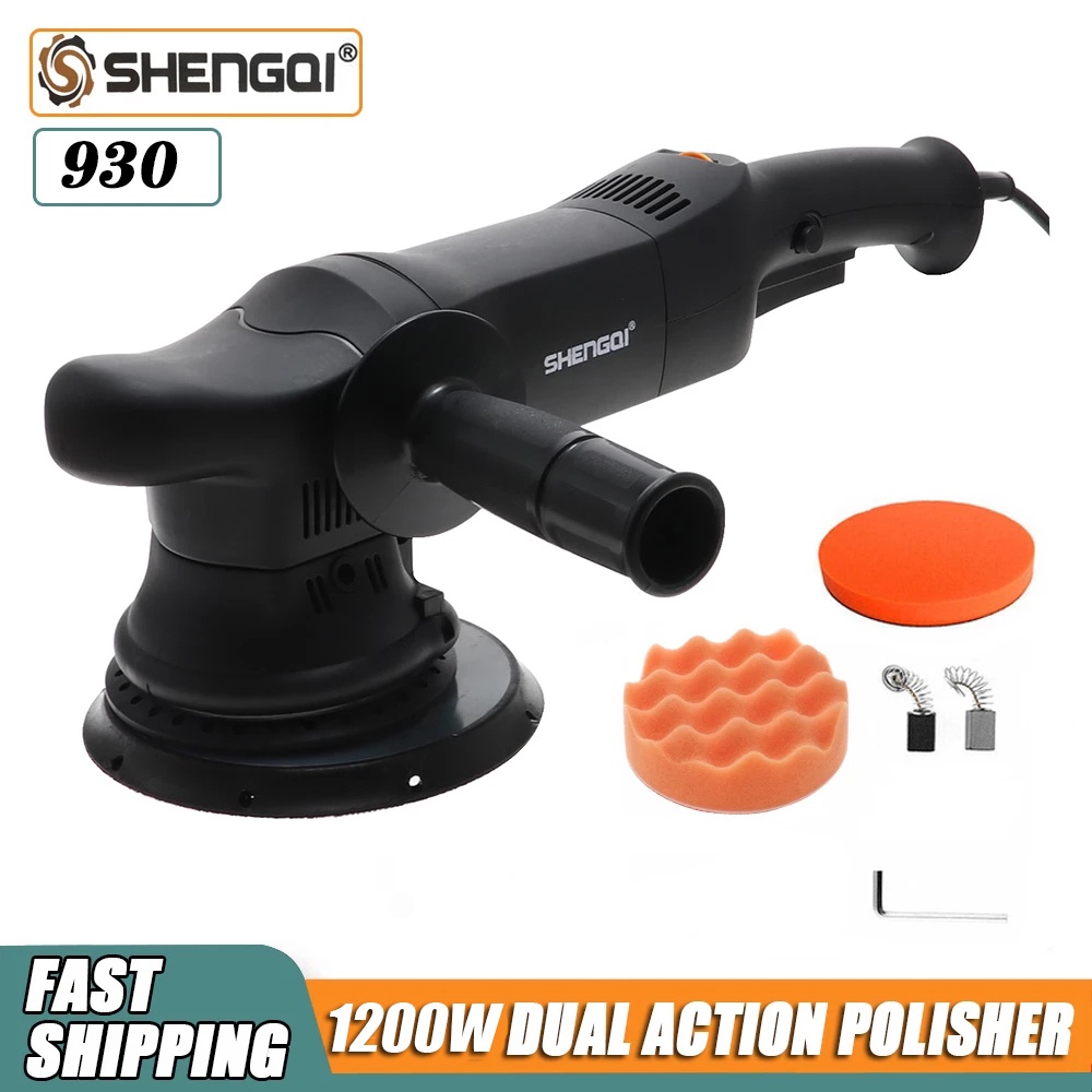 1200W Car Polishing Machine Variable Speed Polisher DA 6inch 21mm Orbit