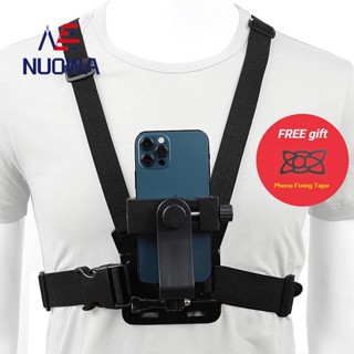 สายรัดหน้าอกโทรศัพท์มือถือ สําหรับ GoPro VLOG Chest Mount