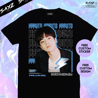 2023 เสื้อผ้าแฟชั่น เสื้อยืด Kaos Haruto Treasure YG Kaos treasure kaos kpop เกาหลีเสื้อยืดถนนเสื้อยืด harajuku cut_11