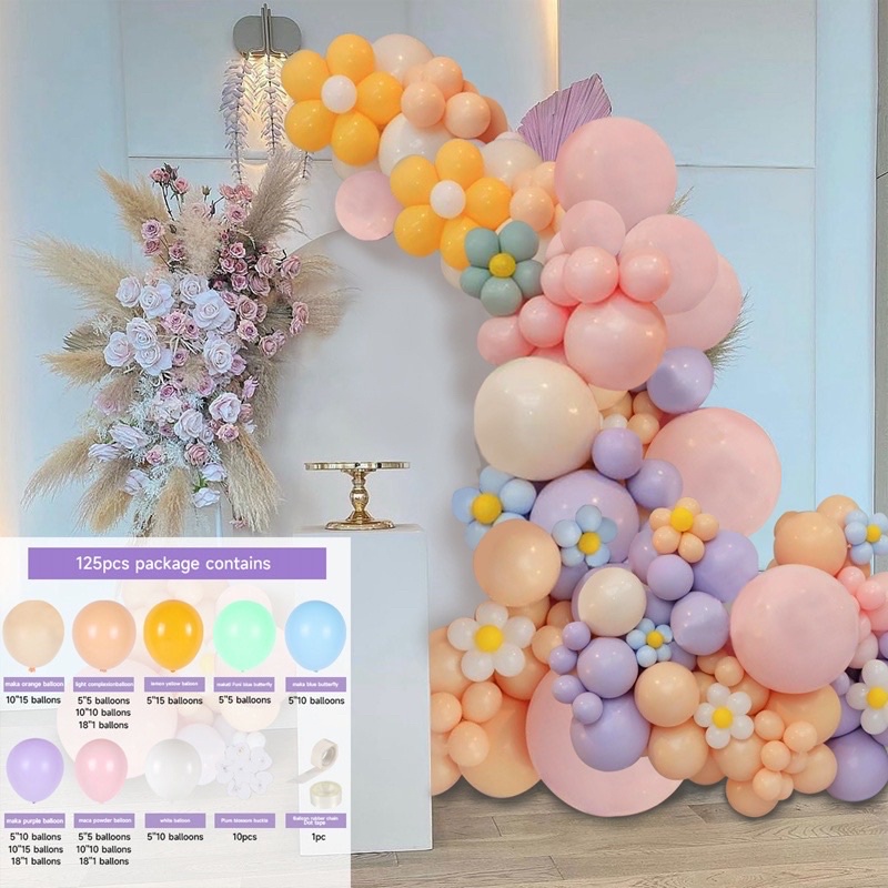 🍰ร้านไทย ส่งด่วน ชุดลูกโป่งปาร์ตี้ เซ็ทคุ้มสุดสวยสุดลูกโป่งอลังการ เซ็ทใหญ่ มีหลายแบบเลือกเลยจ้า - รูปที่ 5