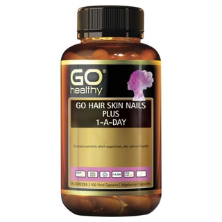 GO Healthy Hair Skin Nails Plus 1-a-day 100 Vege Capsules