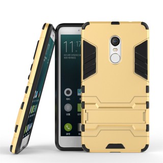 Dormooco® เคสโทรศัพท์มือถือแข็ง ป้องกัน หรูหรา มีขาตั้งในตัว สําหรับ Xiaomi Redmi Note 3 Note 4 4X Note 5A Prime Xiomi *พร้อมส่ง* VB5U