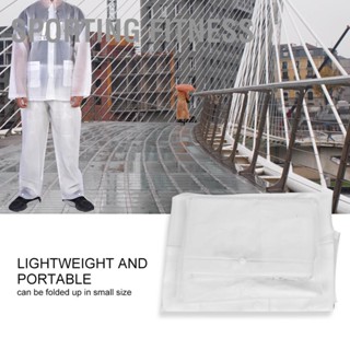 Sporting Fitness เสื้อกันฝน EVA แบบแฟชั่น Unisex ชุดกันฝนโปร่งใส Outdoor Clear Rain Coat Pants