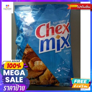 ขนม General mills Chex  Mix Traditionl ขนมแป้ง ข้าวสาลีอบกรอบ 248g General mills Chex Mix Traditionl snack flo