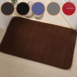 【FUNWD】Home Non-Slip Memory Foam Bath Mat Quick Absorbent Bathroom Rug Carpet 40cm*60cm