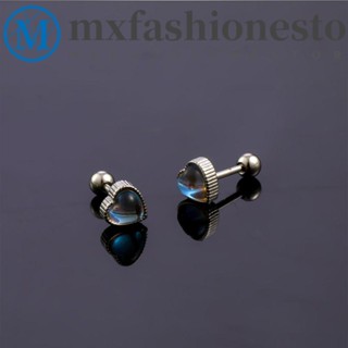 Mxfashione ต่างหู สเตนเลส สไตล์เกาหลี ตกแต่งส่วนบุคคล แฟชั่น ออกแบบบุคลิกภาพ ผู้หญิง เจาะ ต่างหู
