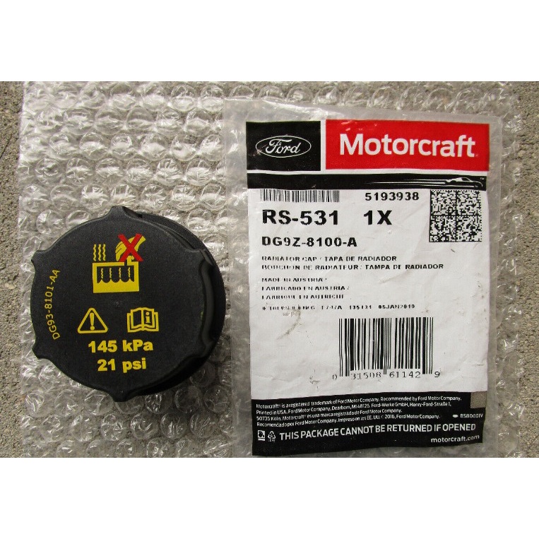 ORIGINAL Ford Fiesta 1.4 1.5 1.6 ฝาถังน้ําหม้อน้ํา FORD DG9Z-8100-A