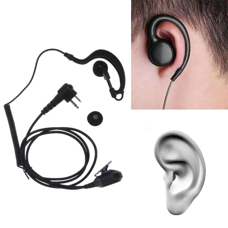 WU PTT Mic Earpiece VOX ชุดหูฟัง Walkie สําหรับ DP1400 EP450 DEP450 CP040 CP140