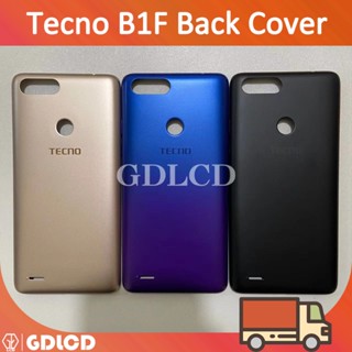 Tecno POP 2F B1F ฝาครอบแบตเตอรี่ด้านหลัง แผงประตูด้านหลัง อะไหล่ซ่อมเคส