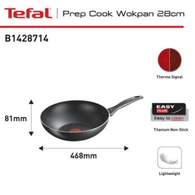 TEFAL เตาปรุงอาหาร 28 CM. กระทะนอนสติ๊ก. ต้นฉบับต้นฉบับ