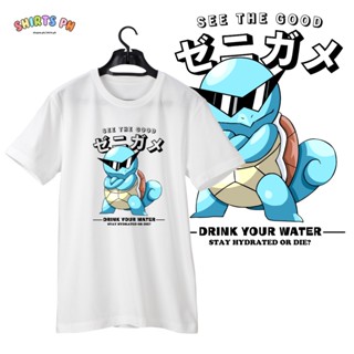 เสื้อยืดคอกลม Pokemon Squirtle Collection | Shirts.PHเสื้อยืด_07